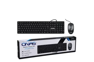 Onas Ns-704 Kablolu Klavye Mouse Set