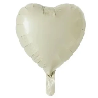 Nedi 18" (45 Cm ) Folyo Balon Kalp Krem
