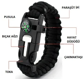 Çok Amaçlı Hayatta Kalma Bilekliği