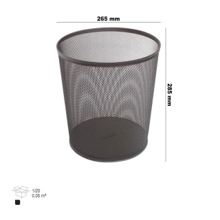 Ark 260x280 Metal Konik Perforeli Çöp Kovası 1145