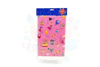 Nedi 108x180 Cm Masa Örtüsü Happy Pembe Tmo-8204