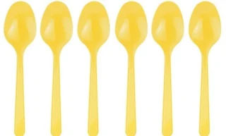 Nedi Plastik Kaşık 25"li Sarı 41004