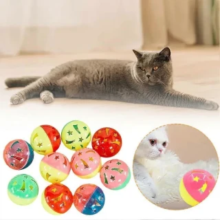 4'lü Çıngıraklı Top Kedi Oyuncağı