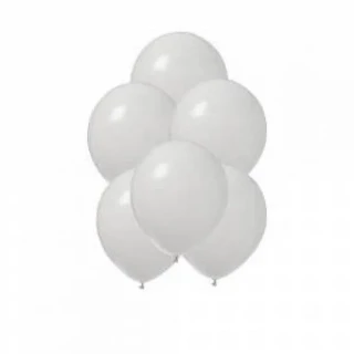 Gemar Düz Renk Balon Beyaz 100"lü Pm-72001