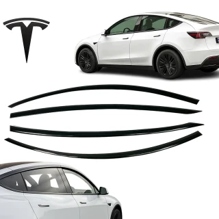 Tesla Model Y 2019-2023 Uyumlu İthal Cam Rüzgarlığı 4'lü