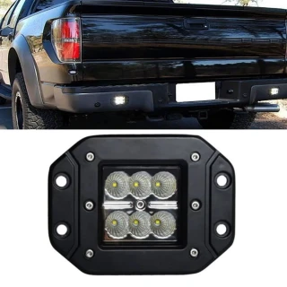 Off Road Led Projektör Çalışma Sis Lambası Gömme Tip Beyaz 6 Ledli ONG29