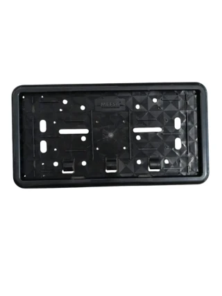 Çerçeveli Dikdörtgen  Plakalık Plaka Altlığı Siyah 32X17cm 1 Adet