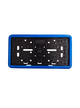 Çerçeveli Dikdörtgen  Plakalık Plaka Altlığı Mavi 32X17cm 1 Adet