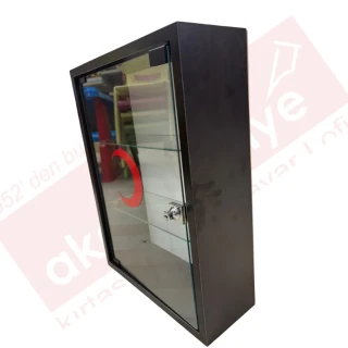 Aka 37x48x15cm Ecza Dolabı Ahşap Wenge