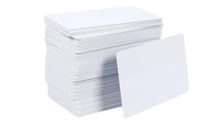 Pvc Boş Beyaz Kart