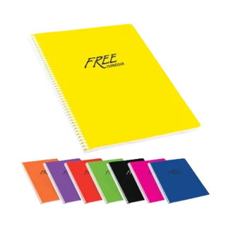 Keskin Color Free A4 Pp Kapak Spiralli Defter Kareli 160 Yp