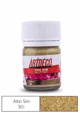 Artdeco 25 Gr Glitter Tutkallı Toz Sim Altın (gold) 301