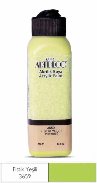 Artdeco 140 Ml Akrilik Boya Fıstık Yeşil 70r-3659