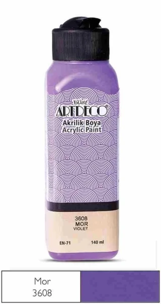 Artdeco 140 Ml Akrilik Boya Mor 70r-3608