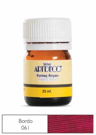 Artdeco 25 Ml Kumaş Boyası Bordo 10a-061