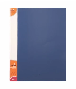 Umix Basıc A4 Sunum Dosyası 30 Lu Mavi