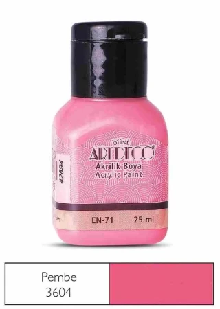 Artdeco 25 Ml Akrilik Boya Pembe 70a-3604