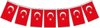 Vatan Kağıt İpli Orta Boy Bayrak 50 Li 807-808