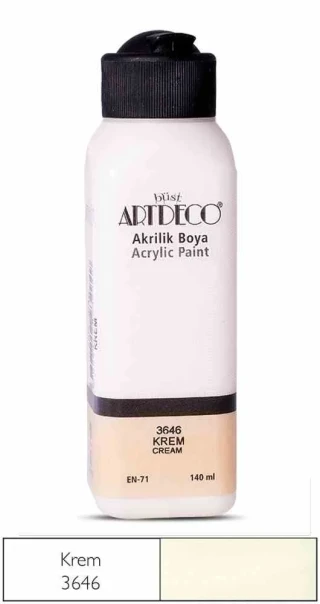 Artdeco 140 Ml Akrilik Boya Krem 70r-3646
