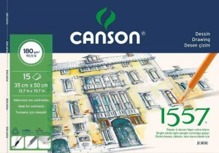 Canson 35x50 Dokulu Resim Defteri 15 Syf 180 Gr