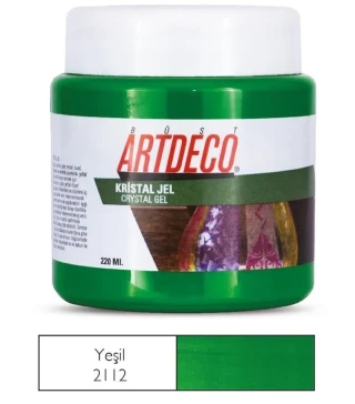 Artdeco 220 Ml Kristal Jel Ahşap Boya Yeşil 2112
