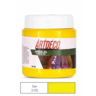 Artdeco 220 Ml Kristal Jel Ahşap Boya Açık Sarı 2102