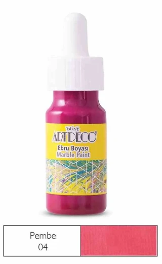 Artdeco 30 Ml Ebru Boyası 16b-04 Pembe