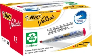 Bic Velleda 1751 Tahta Kalemi Kırmızı