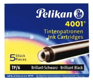 Pelikan Uzun Kartuş Siyah 5 Li 4001