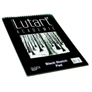Lutart A4 Pastel Eskiz Defteri Siyah Zemin 12 Sy 160 Gr
