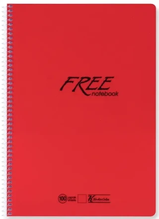 Keskin Color Free A5 Spiralli Pp Kapak Defter Çizgili 80 Yp 450121-99