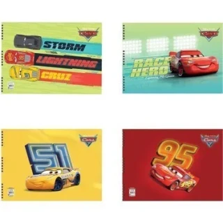 Keskin Color Cars 25x35 Cm Spiralli Resim Defteri 15 Yp 300215-33