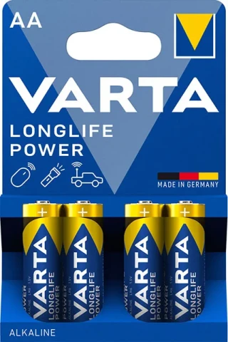 Varta Aa Longlife Power Alkalin Pil 4 Lü 4906