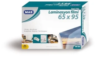 Mas 65x95 125 Mic Laminasyon Filmi 100 Lü 7702