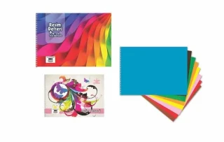 Keskin Color 35x50 Cm Fon Kartonlu Resim Defteri 10 Resim Kağıdı+10 Fon Kartonu 301520-99