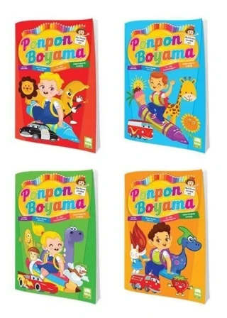 Ponpon Boyama - Ema Çocuk Yayınları
