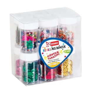 Mikro Şekilli Pul+mix Boncuk Gg12-08c