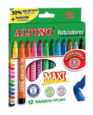 Alpino Maxı Keçeli Kalem 12 Li Ar-06