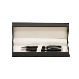 Steelpen 105 Roller Kalem+tükenmez Kalem Seti Siyah