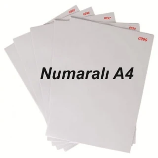 A4 80 Gr 450 Li Numaralı Yevmiye Kebir