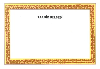 Altınyıldız Takdir Belgesi 110 Gr