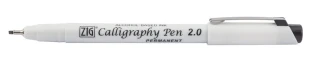 Zig Permanent 2.0 Callıgraphy Kalemi Kesik Uç Siyah Pca-210