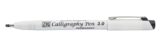 Zig Permanent 3.0 Callıgraphy Kalemi Kesik Uç Siyah Pca-310