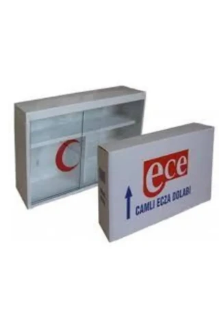 Ece Ecza Dolabı 46x28x10 Metal Beyaz