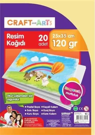 Umur 25x35 100-120 Gr Resim Kağıdı 100"lü 2095