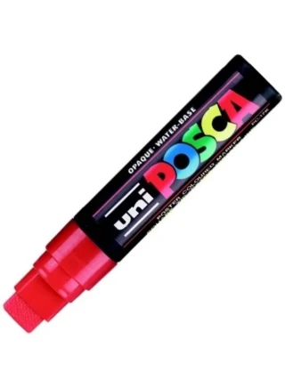 Uni Posca 15.0 Su Bazlı Poster Markörü Kırmızı Pc-17k