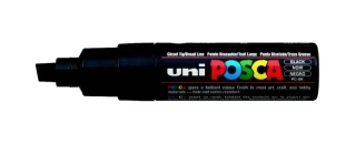 Uni Posca 8.0 Su Bazlı Poster Markörü Black Pc-8k