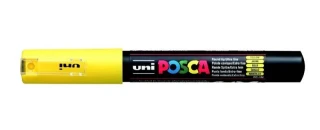 Uni Posca 0.7 Su Bazlı Poster Markörü Yellow Pc-1m
