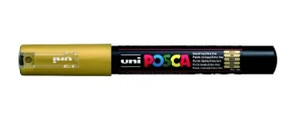 Uni Posca 0.7 Su Bazlı Poster Markörü Gold Pc-1m