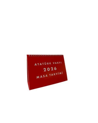 Atatürk Vakfı Piramit Spiralli Masa Takvimi 2026